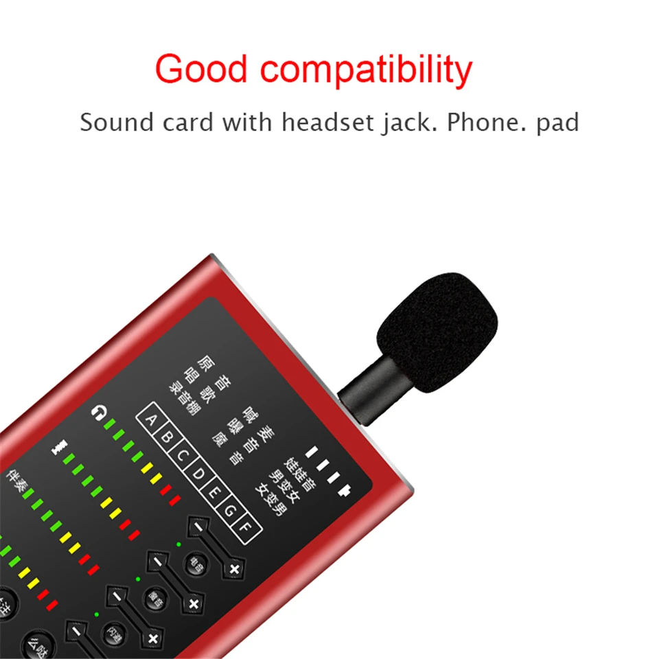 Micrófono mini portátil con conector 3.5mm aux de 4 polos/3 polos para karaoke, grabadora, teléfono móvil, computadora 5