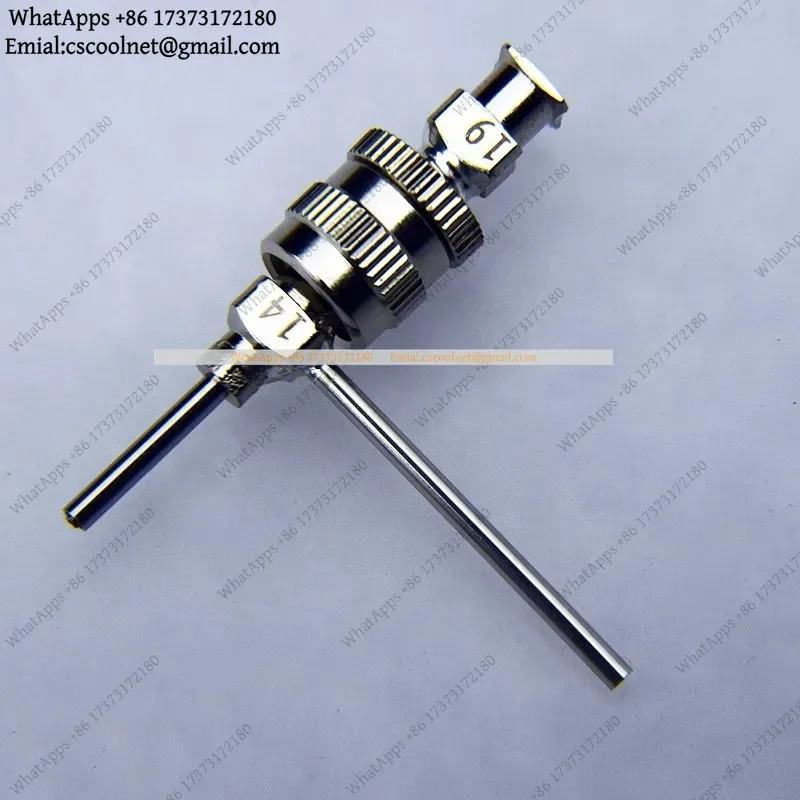 JS01 Detachable Coaxial Electrospinning Needle Metal Tip Melt Wet Process Hollow Fiber Shell Core Spinneret Replacement Parts