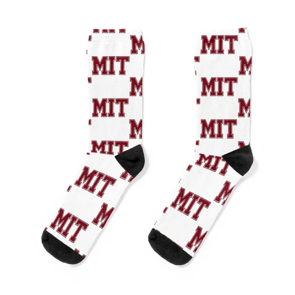 MIT University Classic Design Wht Socks warm winter winter gifts funny gift FASHION Socks Men Women's