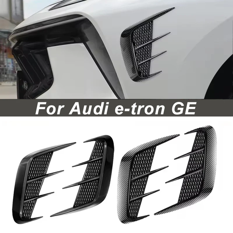 Shark Gills Side Fender Sticker Simulation Air Intake Trim For Audi e-tron GE Body Accessories