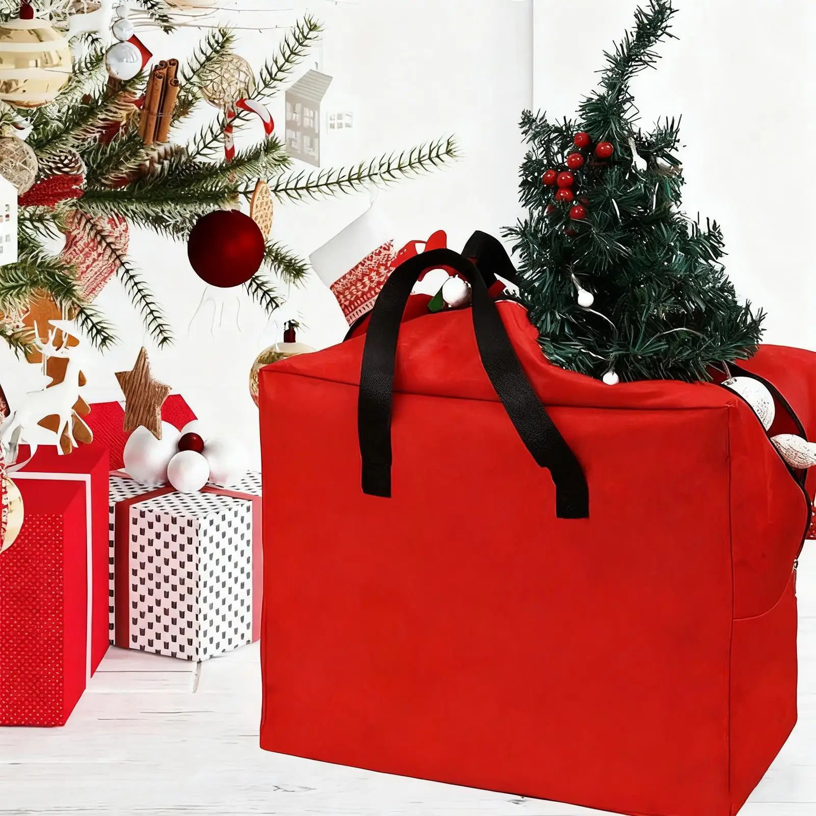 

Декор для рождественской елки, украшение для хранения, организация упаковки, сумка для искусственной рождественской елки, мешки для пыли для домашнего офиса, колледжа