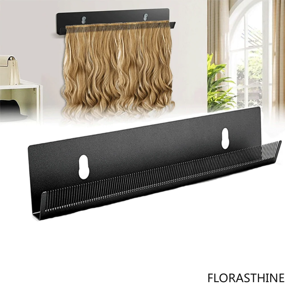Metal Hair Extension Display Stand Hair Separator Extension Holder Stand Accessories Braiding Rack