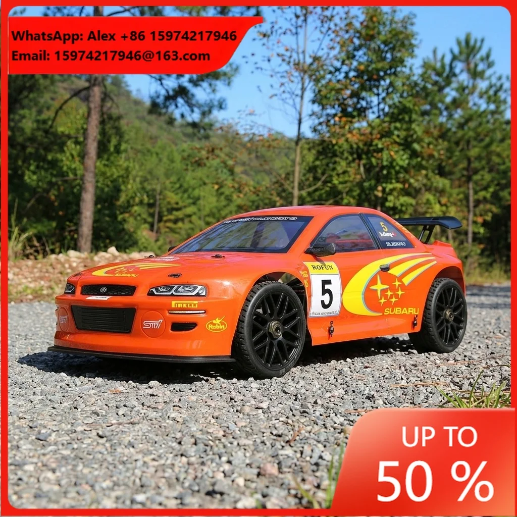 RoFun A5 32CC 1/5 Scale Gas Powered Rally Car RTR 2 4G High Speed 80km/h Off Road Racing Buggy Remote Control Toys For Adults