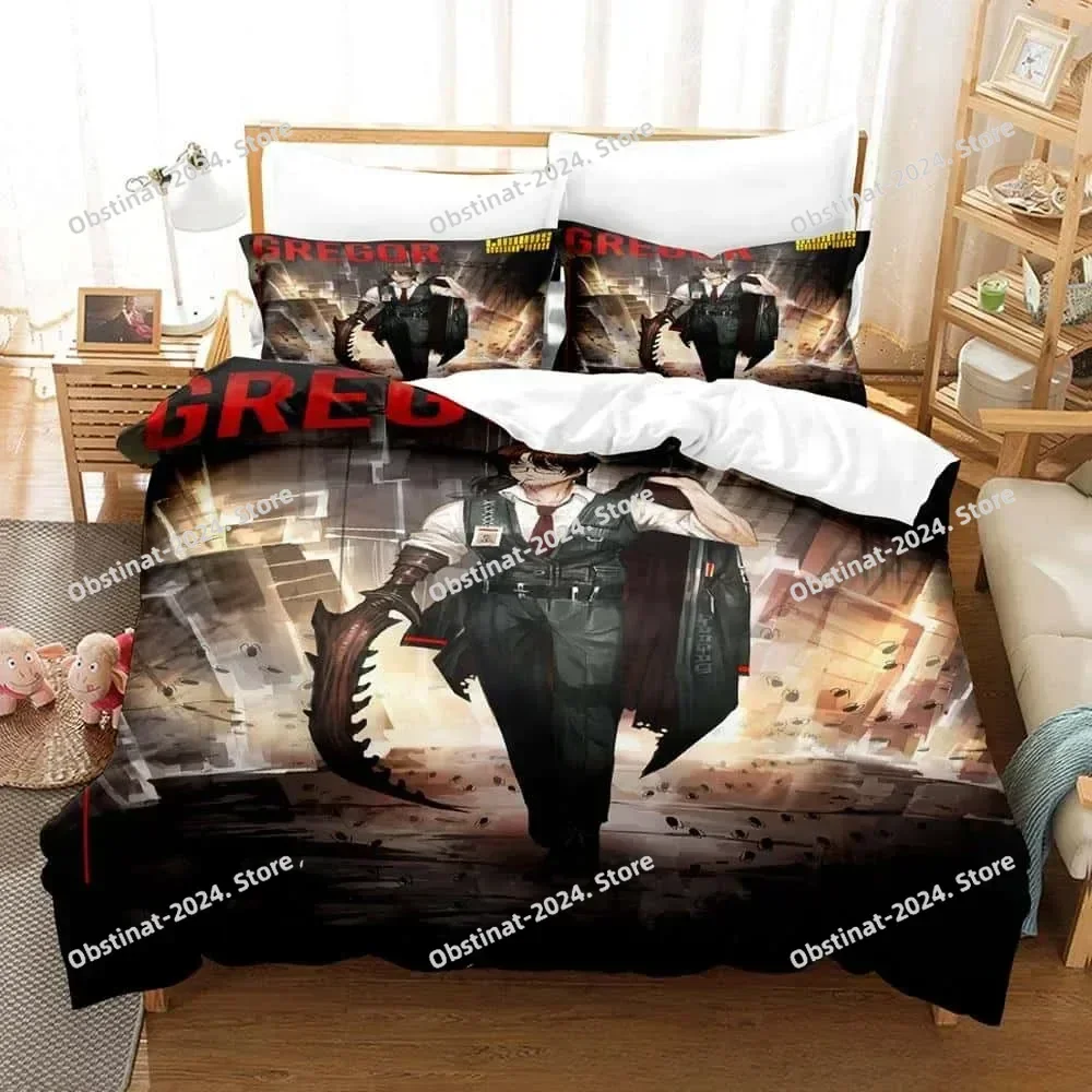 

2025 Fashion 3D Print Game Limbus Company Bedding Set Cartoon Anime three-piece set Adult Kid Bedroom Duvet cover Home Textiles