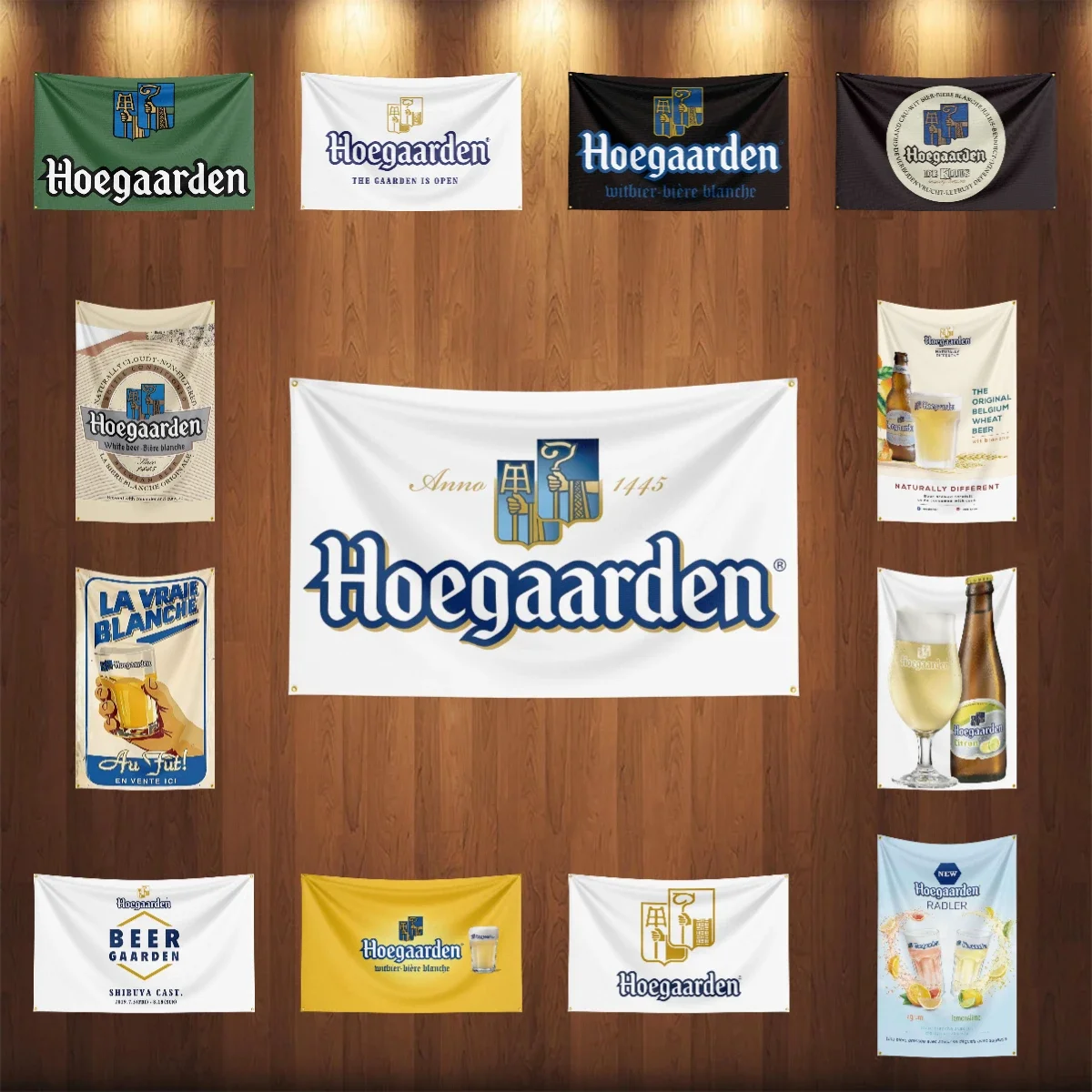 Bandera de cerveza h-Hoegaardens de 3x5 pies, pancarta de vino con Alcohol impresa de poliéster para decoración, bebida, ron, bandera de cerveza