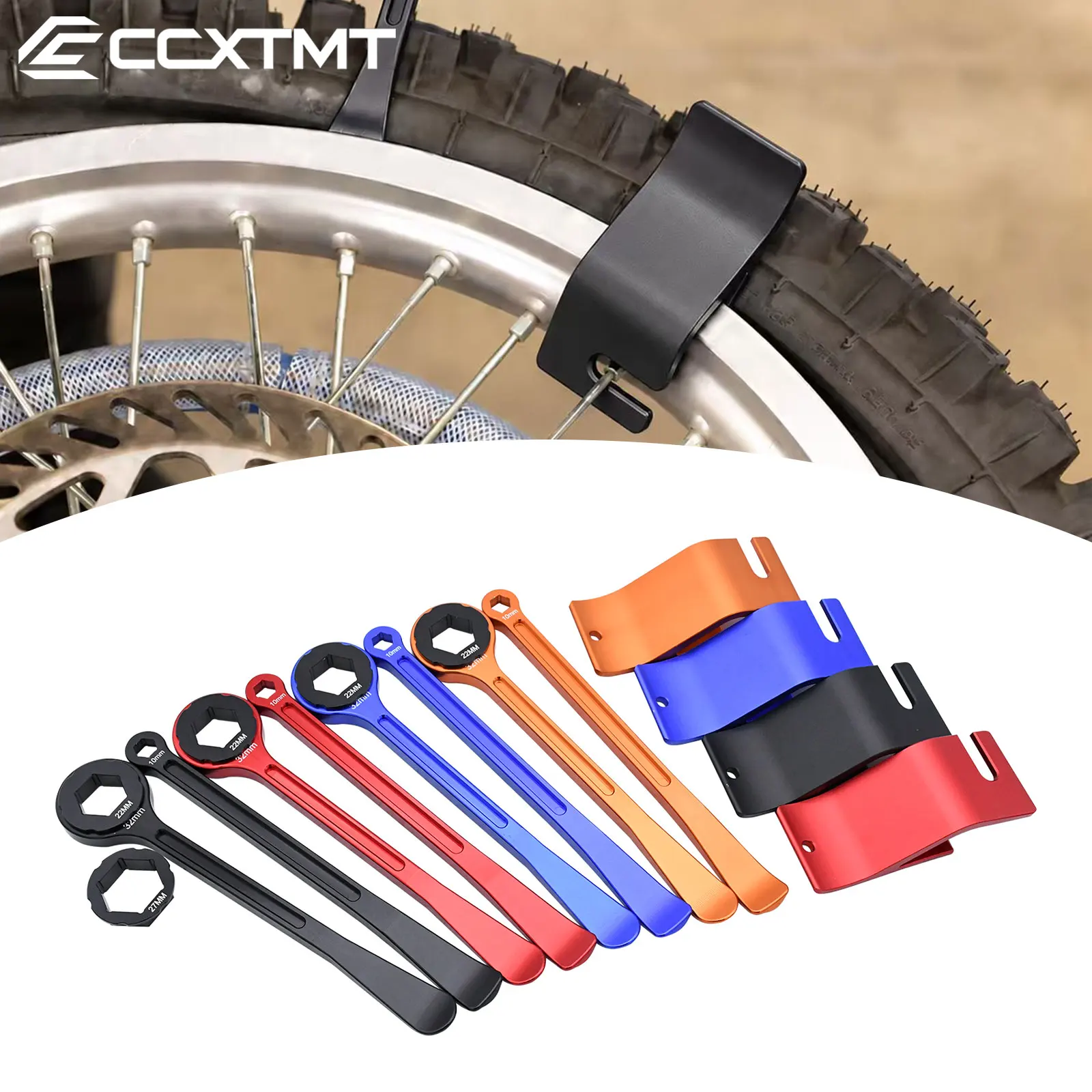 Universal Tire Repair 32mm 22mm 27mm 10mm 13mm Tire Lever Wrench Tool For KTM Honda Yamaha Suzuki Kawasaki BETA GasGas ATV BIKE