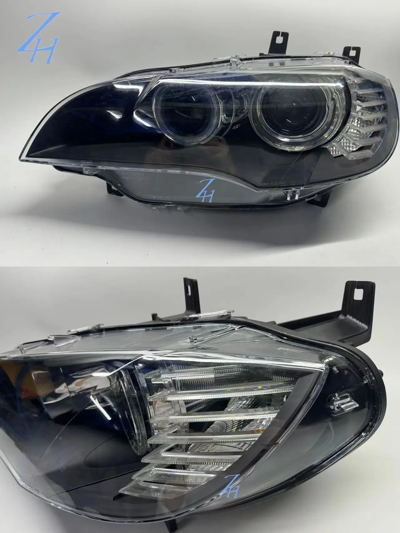 For BMW X6 car headlights 2007-2013 E71 HID Headlight Assembly USA AFS front light Original manufacturer Driver/passenger side