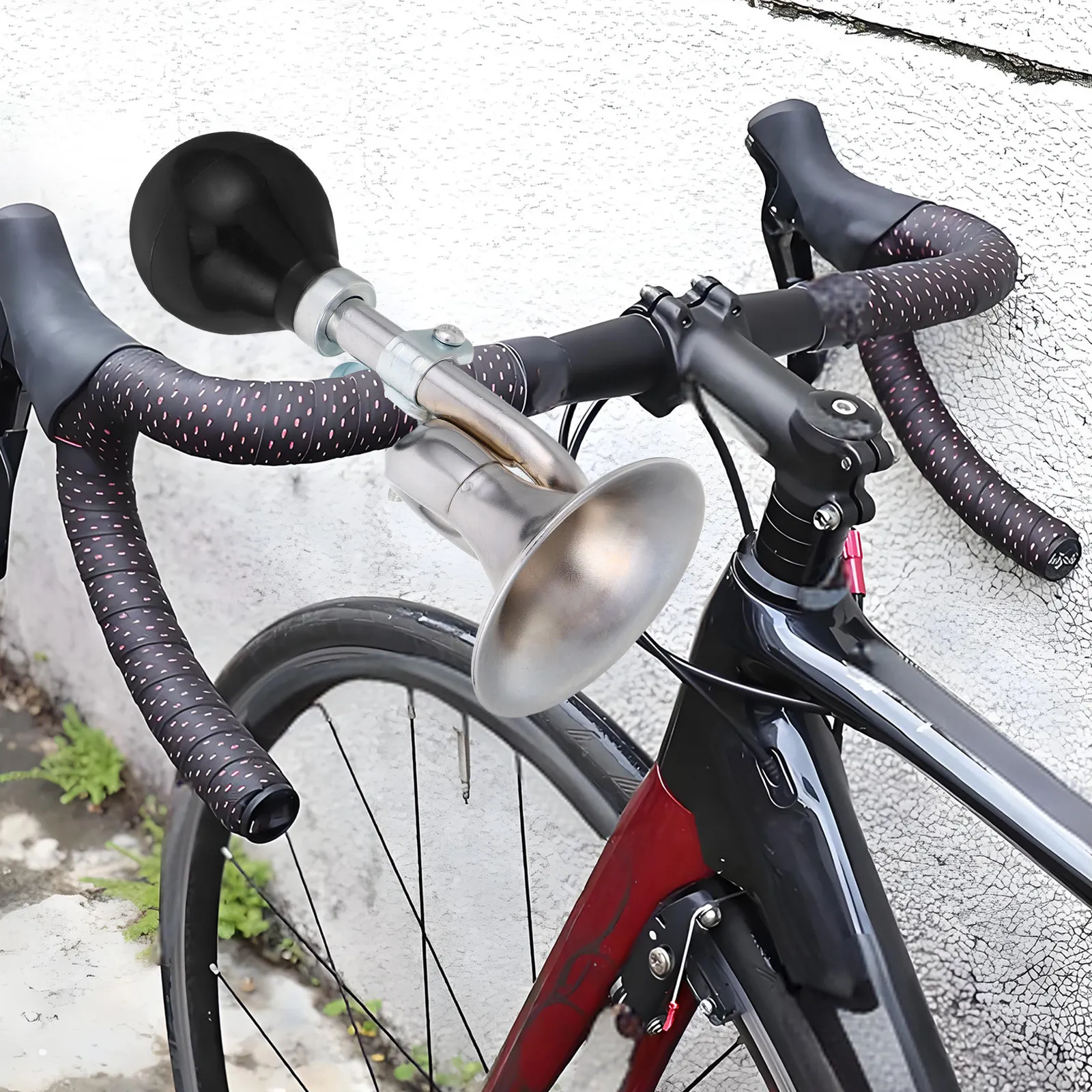 

Mountain Bike Vintage Trumpet Air Horn Loud Clear Sound Easy Install For Kids Adult Bicycles Cycling Safety Alloy Snail Bell