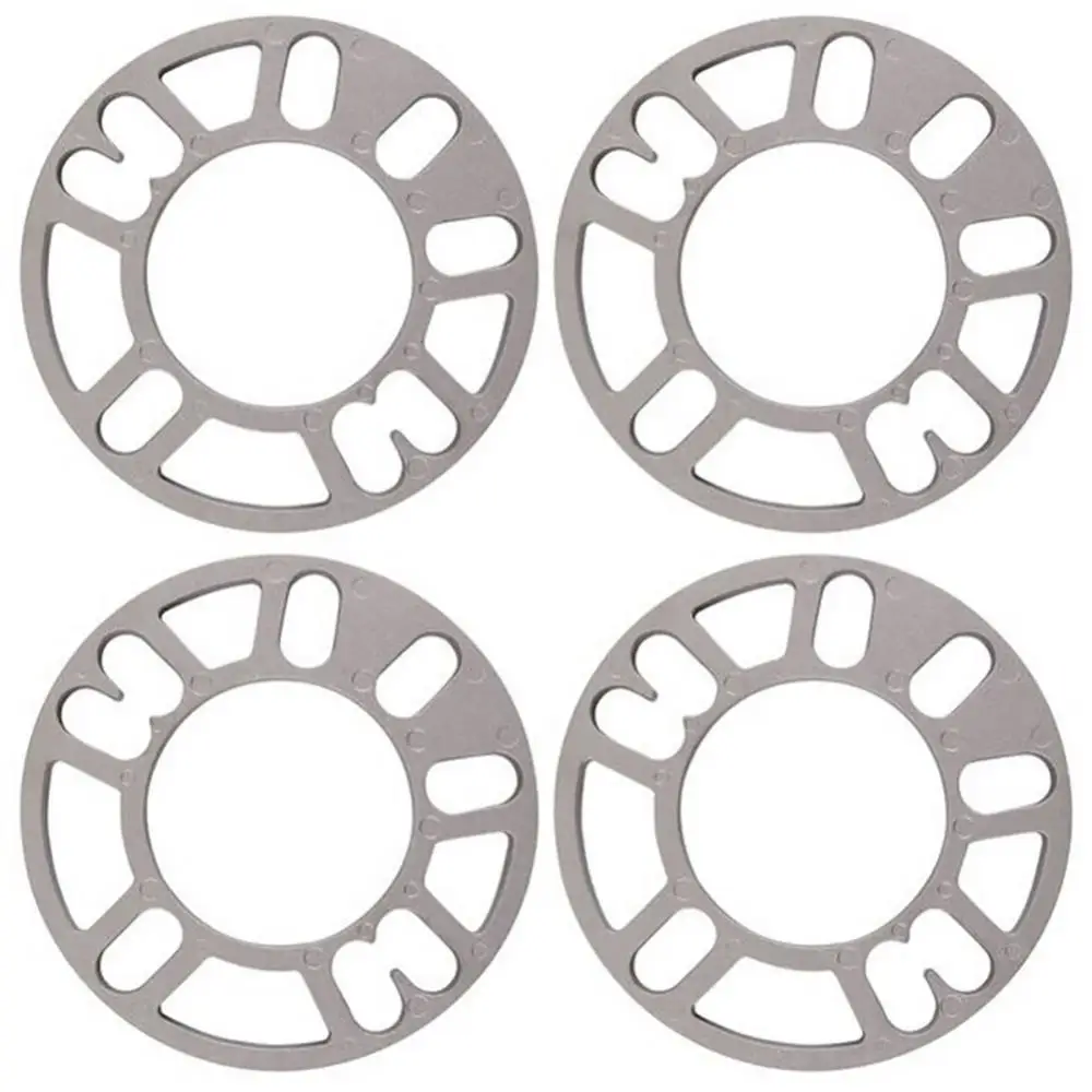 4Pcs 3mm 5mm 8mm 10mm Universal Aluminum Alloy Car Wheel Tire Spacers Shims Set