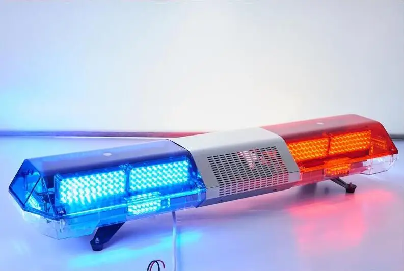 12-24V 15 Knipperend Model Rood Blauw Amber Ambulance Rood Licht Opkomst Knipperende Ambulance Led Waarschuwingslampje Luidsprekerhoorn