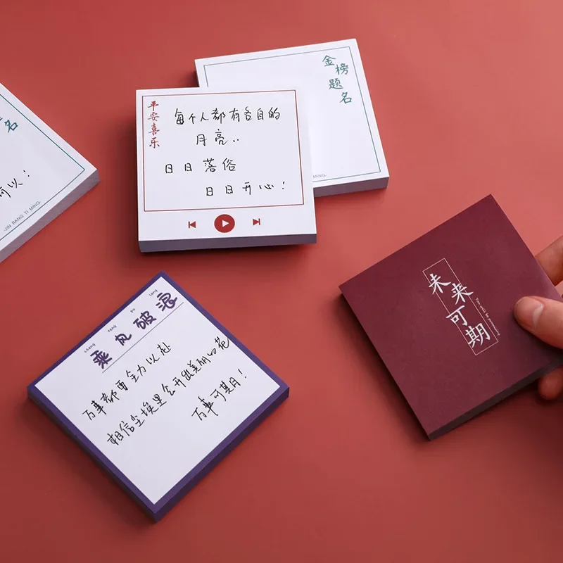 Decorative Office Stationery Supplies Note Material Paper Planner Memo Pad Message Notes Notepad