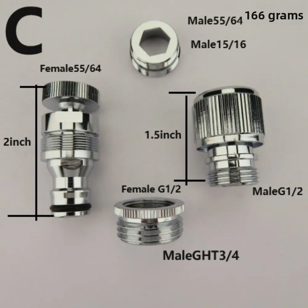 

Набор адаптеров для крана для садового шланга и соединения для душа, быстрые соединители, переходник для шланга, фитинг для раковины, инструменты для полива сада