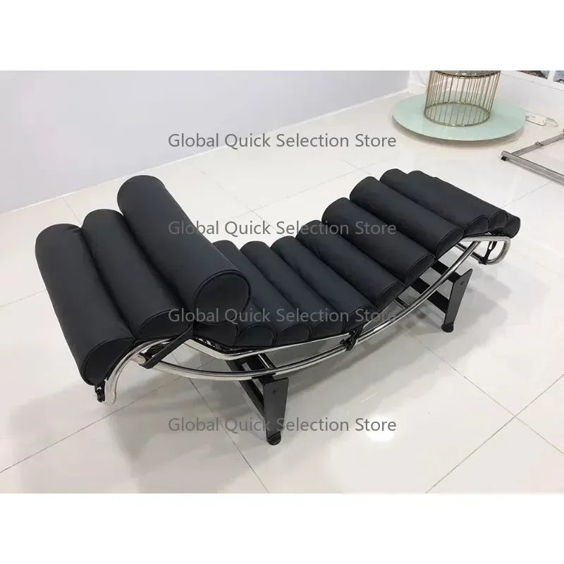 LC4 recliner leisure furniture designer stainless steel balcony leisure sofa Le Corbusier view 3