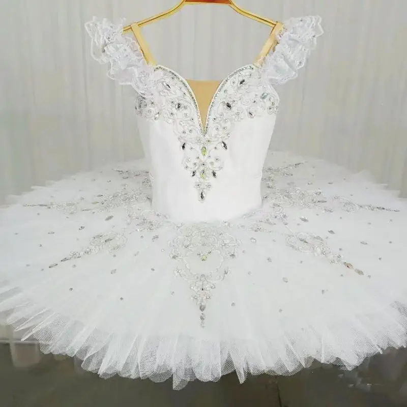 

Детская балетная юбка-пачка «Белое лебединое озеро», сказочное платье для выступлений, профессиональные балетные пачки для девочек, одежда для взрослых и женщин, одежда Balerina