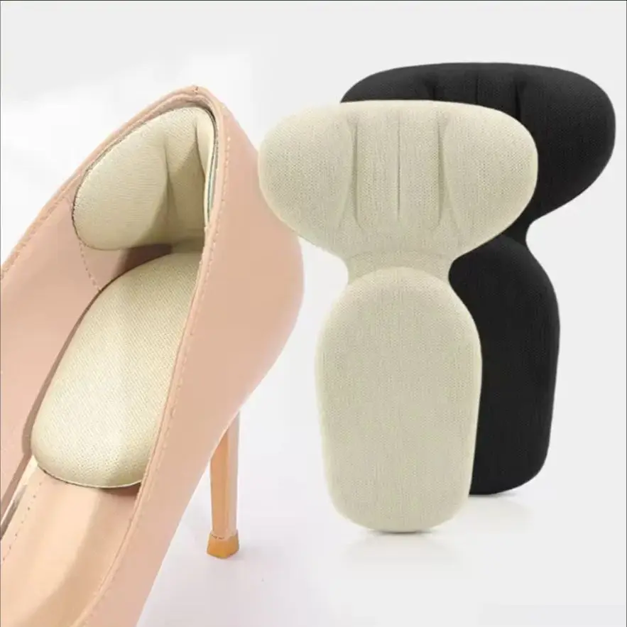 

2 Pair Of T Shaped 2-In-1 Anti Friction Foot Stickers, Women High Heel Stickers Anti Drop Heel Anti Pain Heel Pads