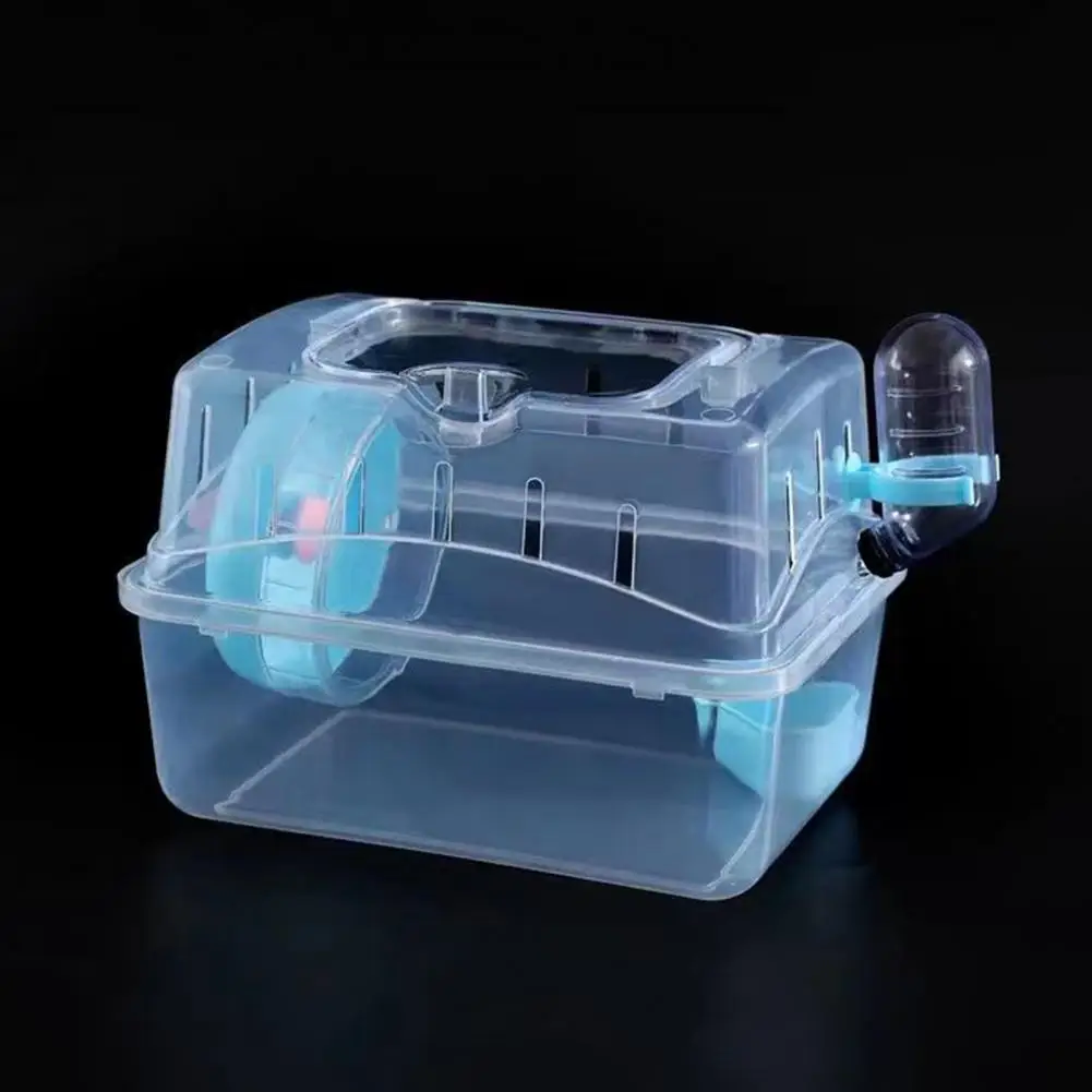 

Hamster Carrier Breathable Hamster Travel Case Small Animal Clear Transport Container