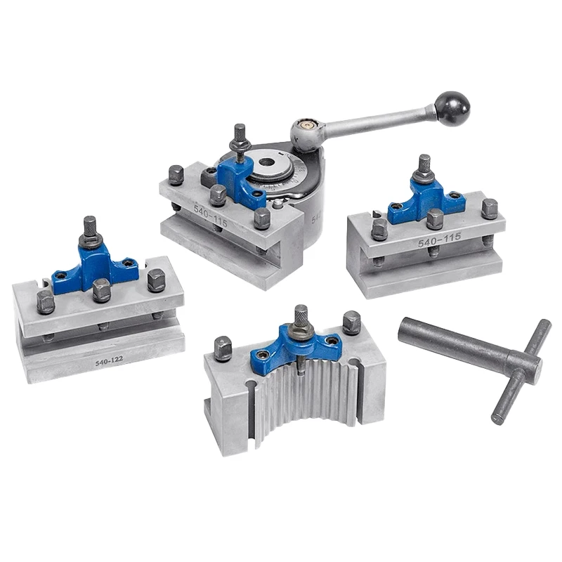 

Aa-European/A-European Style 40-position Quick Change Tool Holder Post Set set for Swing Dia 300-500mm,QCTP Turret Kit