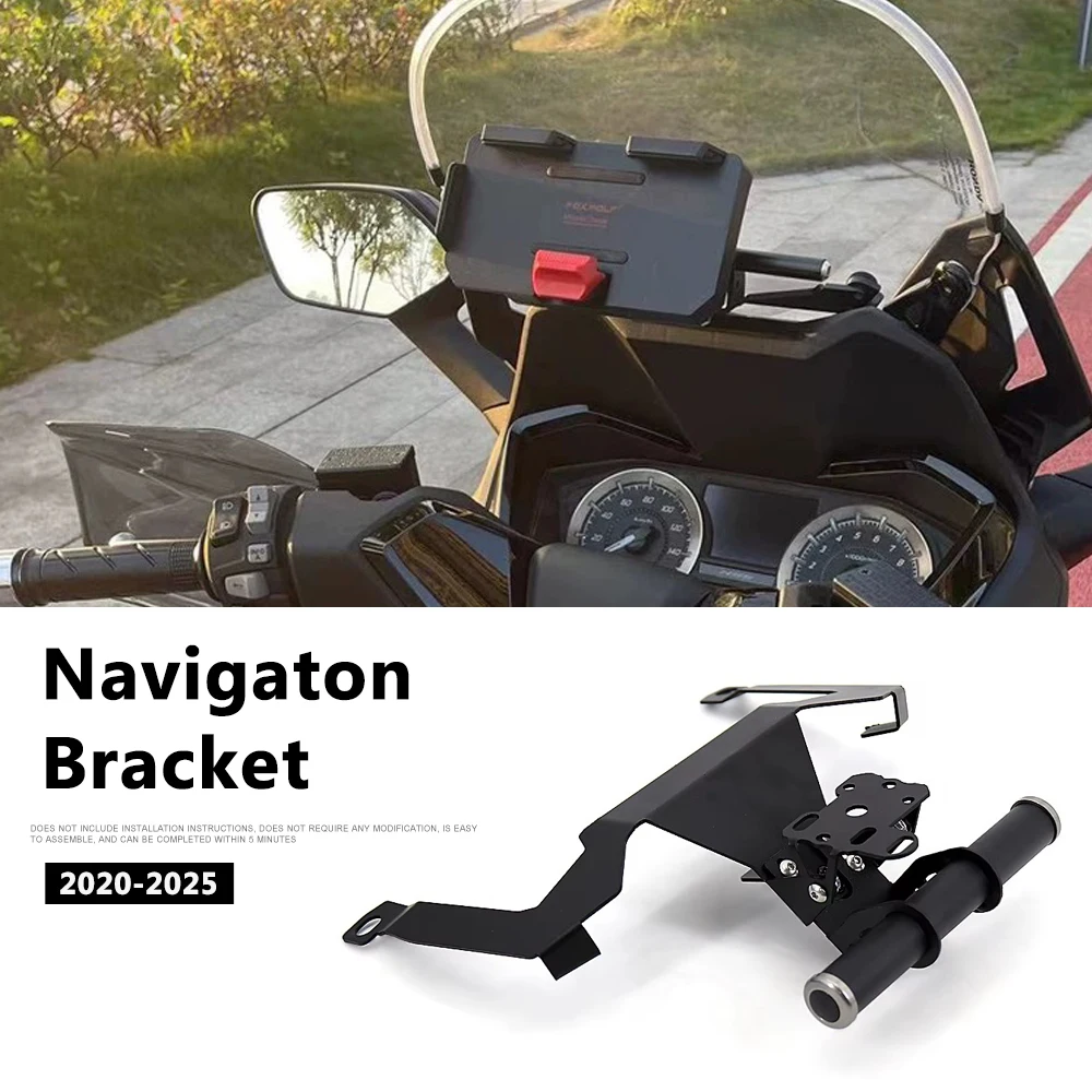 

Front Phone Stand Holder GPS Mount Navigaton Plate Bracket Motorcycle 2020-2024 For Honda Forza 350 Forza350 Forza 125 Forza125