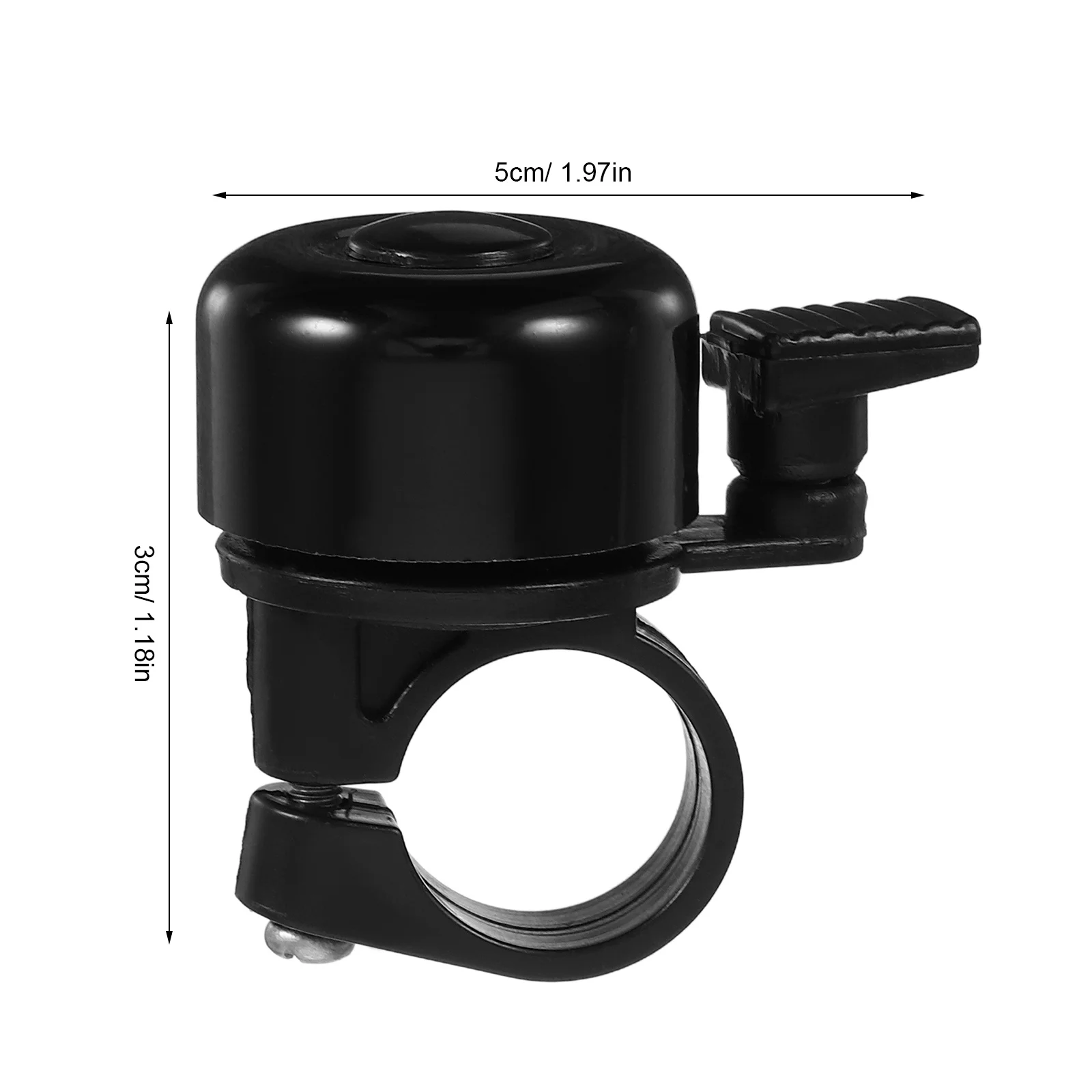 Mini Bike Bell Mountain Black Size M Loud Clear Sound Easy Install Essential Accessories for Road and Mountain Bike Safety