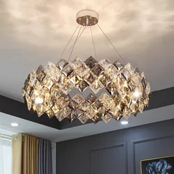 home decorationPendant lights, luxury crystal living room chandelier, dining room Pendant lamp, ceiling light, indoor lighting