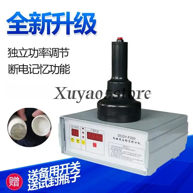 Electromagnetic Induction Aluminum Foil Sealing Machine F200 Honey Plastic Bottle Machine Aluminum Foil Gasket Sealing Machine