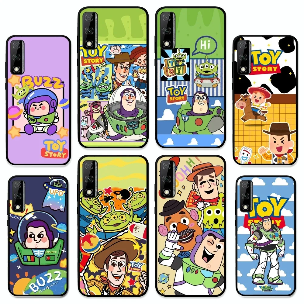 T-Toy S-Story Woody Buzz Phone Case For Huawei Y9 6 7 5 Prime Enjoy 7s 7 8 Plus 7a 9e 9plus 8E Lite Psmart Shell