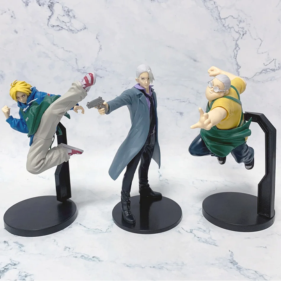 Set di 3 Statuette Anime SAKAMOTO DAYS da 21CM, Personaggi Taro Sakamoto e Shin Asakura, Modelli in PVC, Ornamenti da Scrivania
