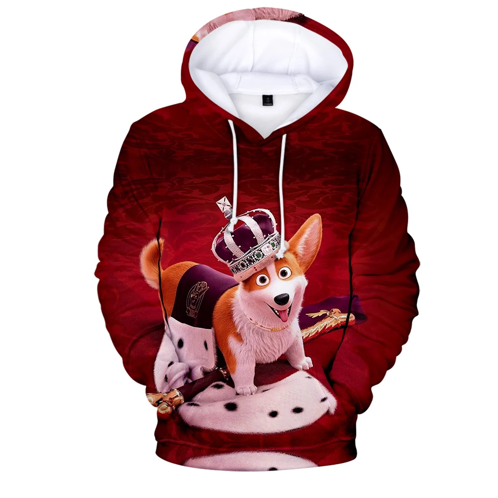 Popular Comfortable The Queen's Corgi TV Pocket 3D print Hoodies Sweatshirts Men/Women Sweatshirt Adult/Child Casual Pullovers