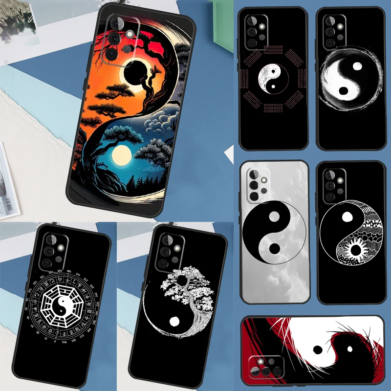 Eight Diagrams Taiji Yin Yang Phone Case For Samsung Galaxy A13 A23 A33 A53 A73 A14 A34 A54 A12 A32 A52 A51 A71 Cover