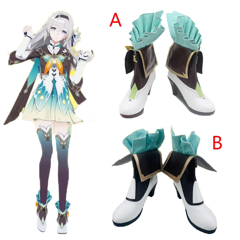 Game Honkai Star Rail Firefly Shoes Boots Anime Role Play Halloween Carnival Costume Outfit Party Prop Custom Made Adult