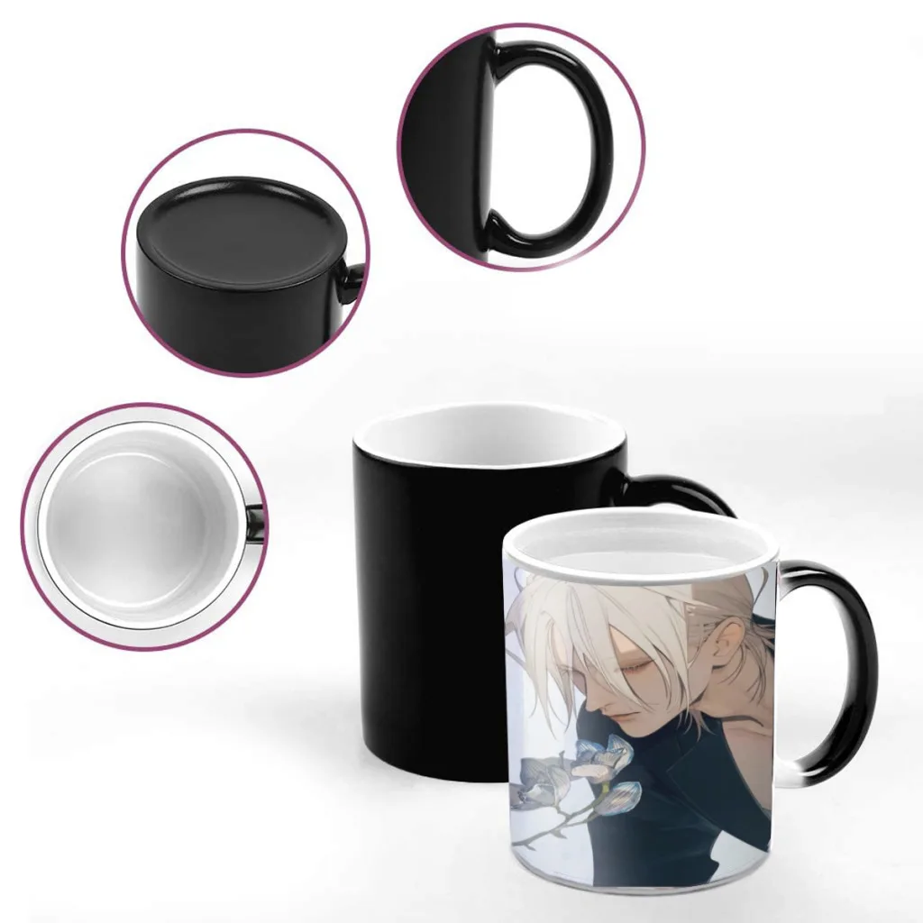 19 days anime One Piece Coffee Mugs And Mug Creative Color Change Tea Cup Ceramic Milk Cups Novelty Gifts