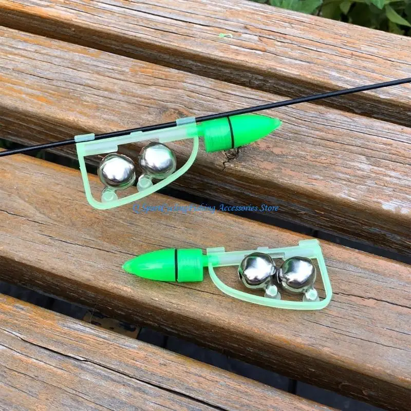 

10Pcs Fishing Bells Fishing Alarm Fishing Bells Clip Fishing Rod Alarm Double Alert Bells Fishing Bites Alarm