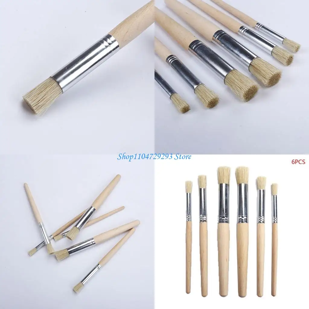 

Y2GD Watercolor Paint Brush 6pcs/set Watercolor Acrylic Beginners Creation