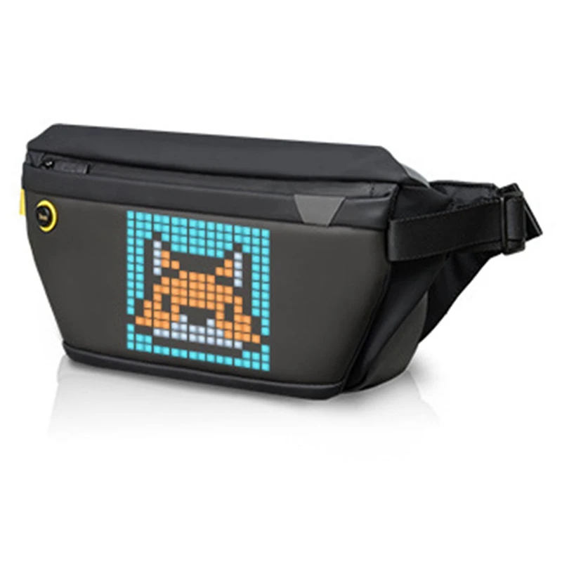 

Dot Tone Pixel Chest Bag Machine Can Bag Waterproof Men's Sports Bag Led Single Shoulder Messenger Bag