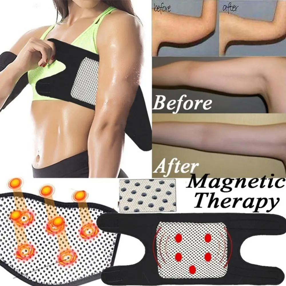 

Self Heating Magnetic Therapy Arm Elbow Brace Support Belt Pain Relief Slimming Weight Loss Strap Bandage Joint Protector