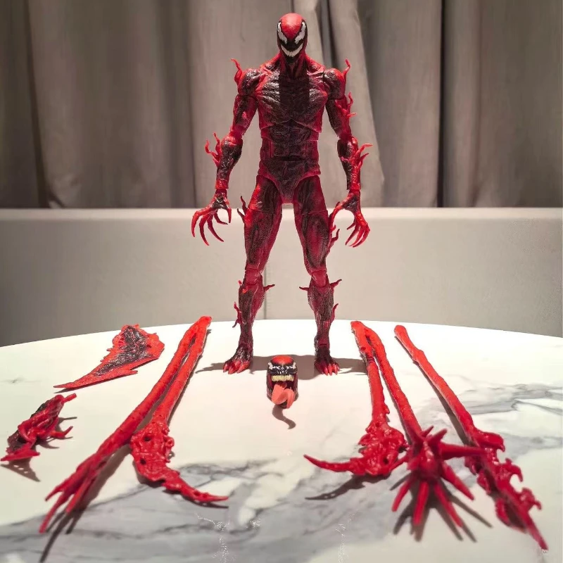 

21 см Человек-паук Deadly Guardian Venom Slaughter Модель ПВХ Фигурка Статуя Подвижная Фигурка Модель Коллекционные Подарок