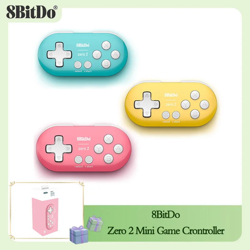 

8BitDo Zero 2 Mini Game Crontroller Bluetooth Gamepad compatible with Nintend Switch Windows Android macOS