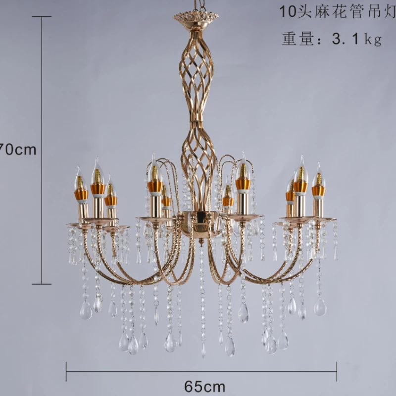 Miguo Crystal Chandelier Bracket Metal Iron Semicircle Frame For Outdoor Wedding Table Decoration