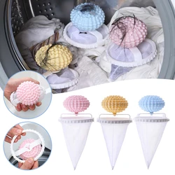 3pcs/set Washing Machine Hair Filter,Laundry Floating Lint Hair Catchers Ball,Reusable Mesh Dirty Collection Pouch Cleaning Tool