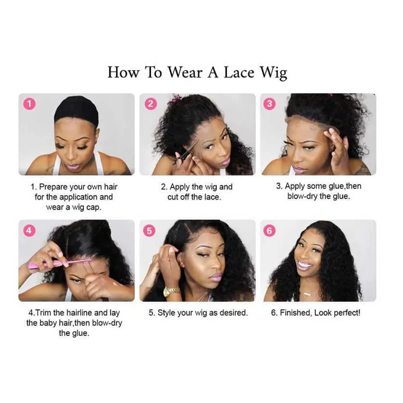 Brown Color Water Wave Wig Human Hair Wig 13x4 Transparent Lace Front Short Bob Wig For Woman Human Hair Wig