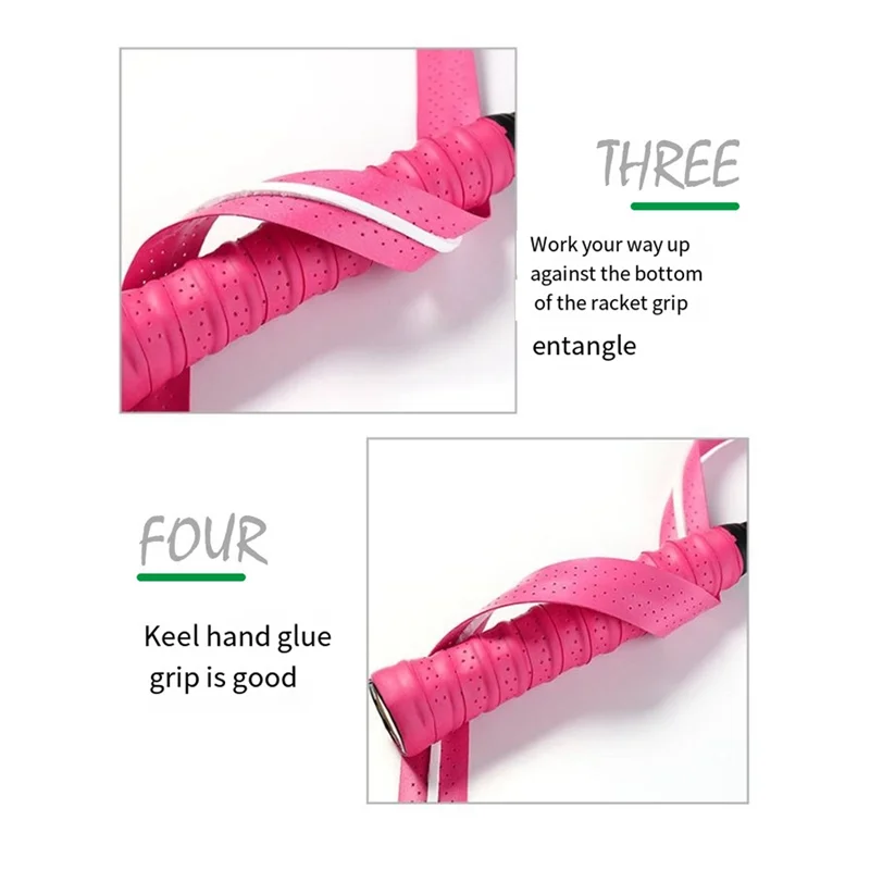 

AU13 - Поглощающая пот лента для ракетки для бадминтона, липкая резиновая удочка для теннисной ракетки, нескользящая лента для бадминтона