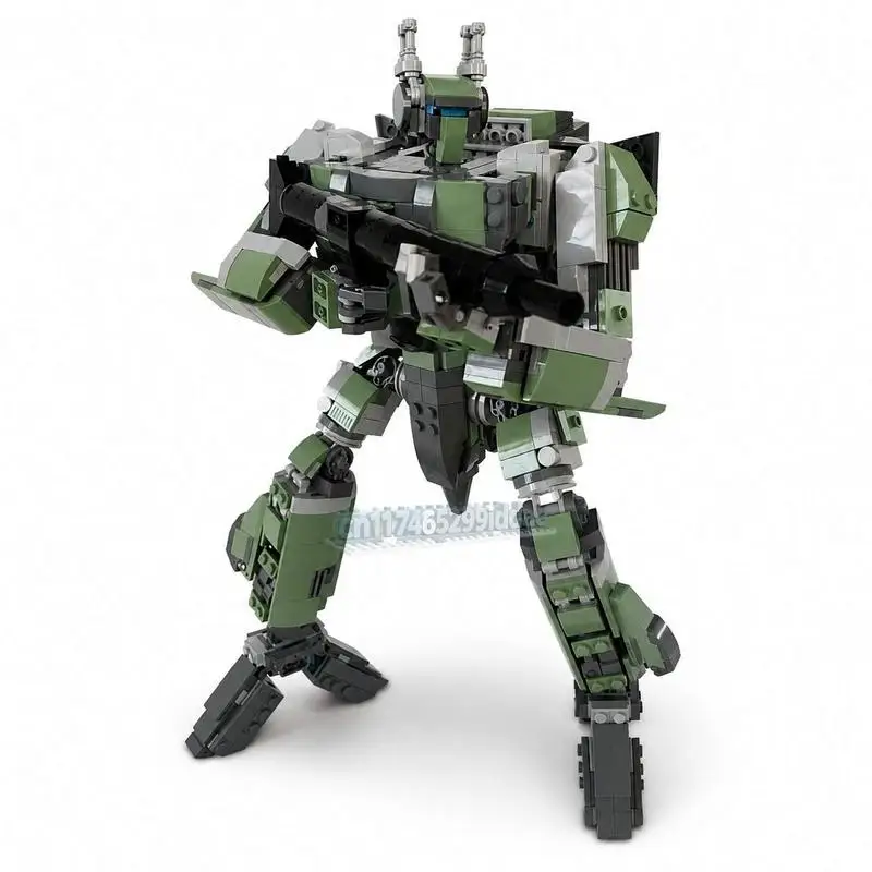 1102Parts MOC Peregrine Variable Fighter VF 1 Veritech Robot Model Custom Puzzle Transformable Building Blocks DIY Assembly Toy