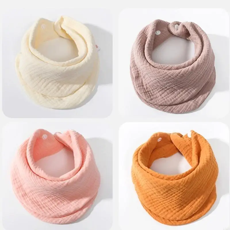 D5QA Celemek Spit Bandana Multiwarna untuk Bayi Laki-laki atau Perempuan yang digunakan untuk Menyusui Tumbuh Gigi
