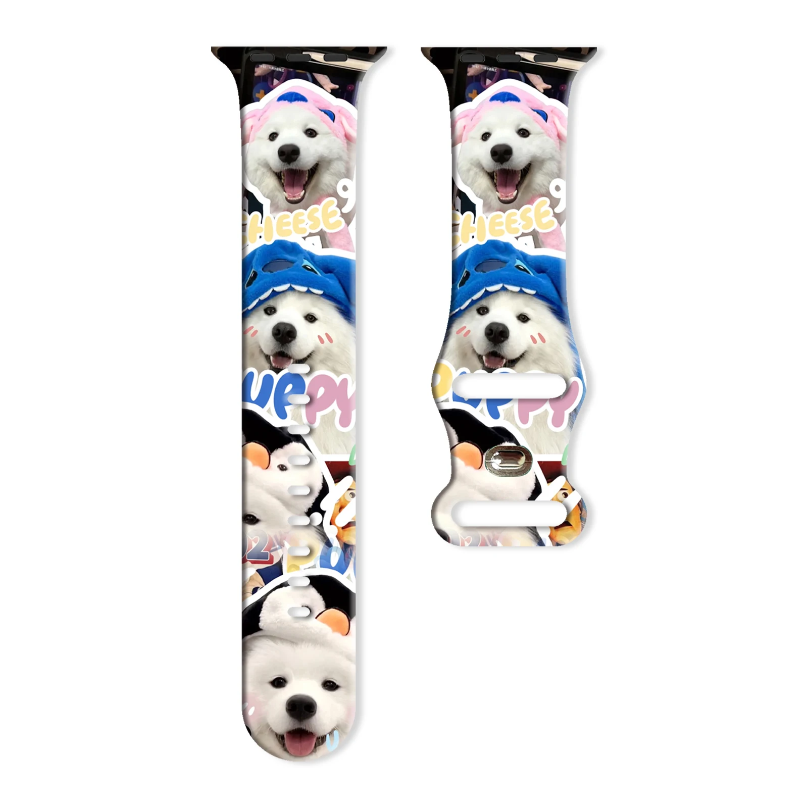 

Adorable animals for Apple Watch 10 9 8 7 Silicone Band Replacable Bracelet for iWatch 46mm 42mm 41mm 40mm Watchband