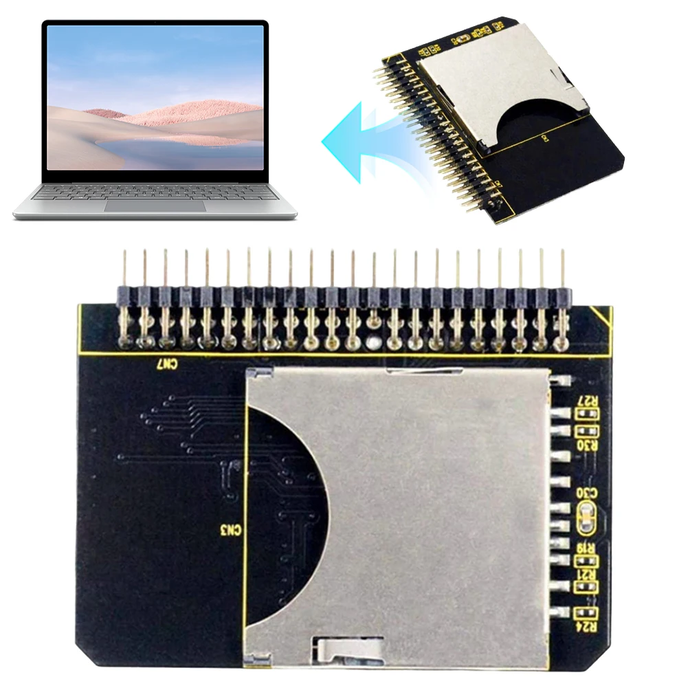 SD Card To IDE 2.5 Inch 44 Pin Adapter Card SSD Memory Card SSD for Laptop PC