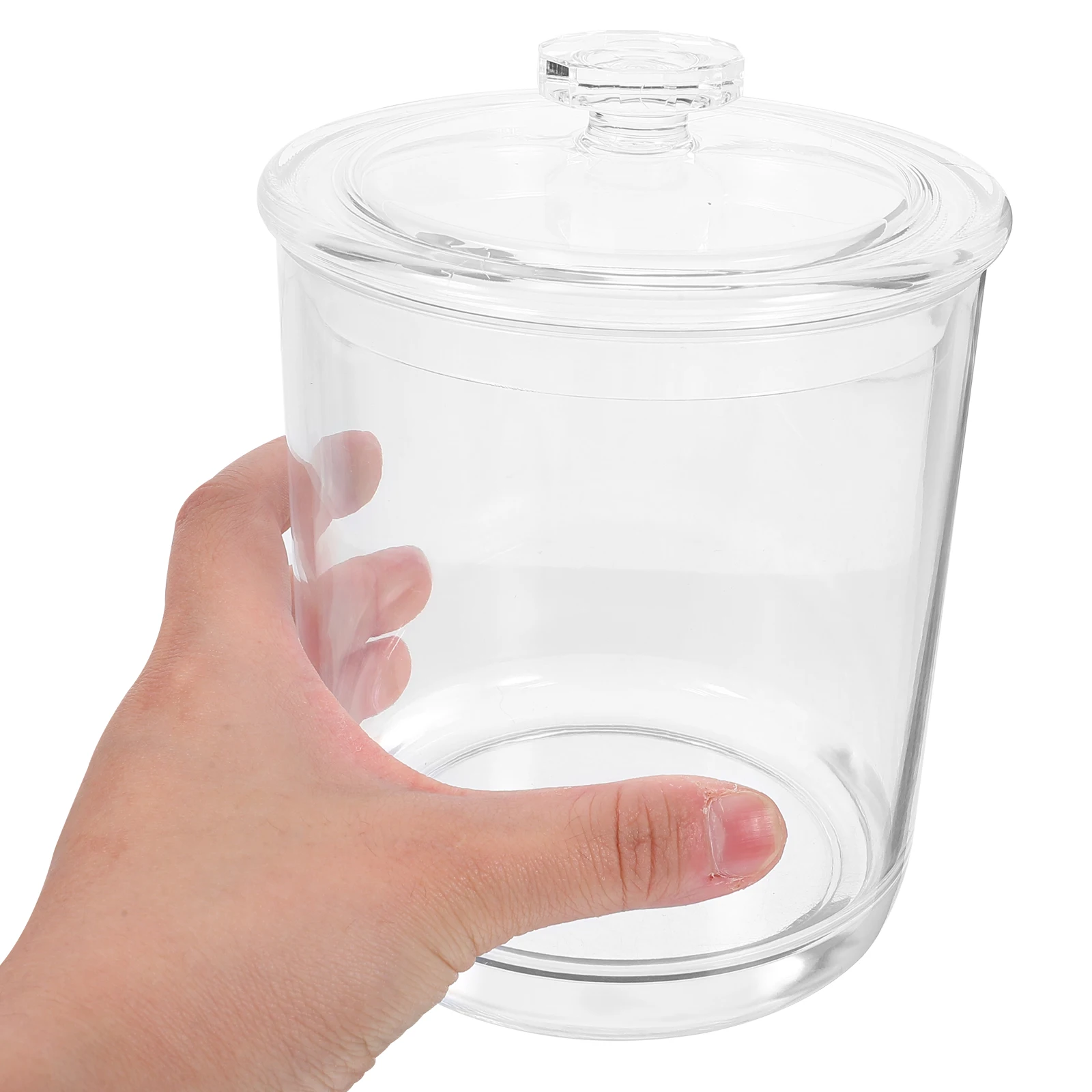 

Multipurpose Storage Jar 950ml Clear Canister for Tea Coffee Airtight Container Sugar Candy Holder