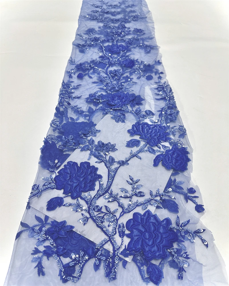 패션 우아한 프랑스어 자수 페르시 레이스 원단 아프리카 나이지리아 결혼식 파티 드레스 봉제에 대한 스팽글 원단