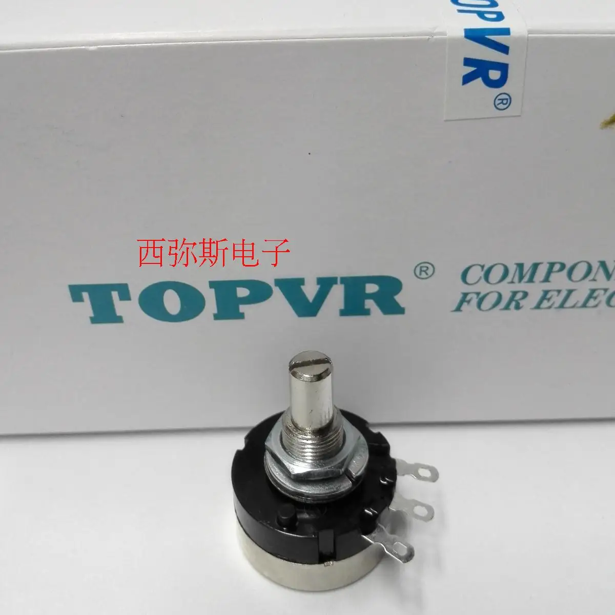 Potensiometer TOPVR asli RV24YN20SB204 potensiometer film karbon putaran 200 k