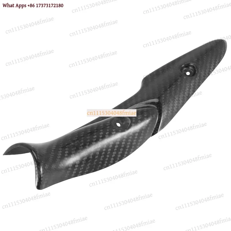 k3 Carbon Fiber Exhaust Middle Link Pipe Heat Shield Fits for Kawasaki Z900 2017-2019 Anti-Scalding Cover Guard