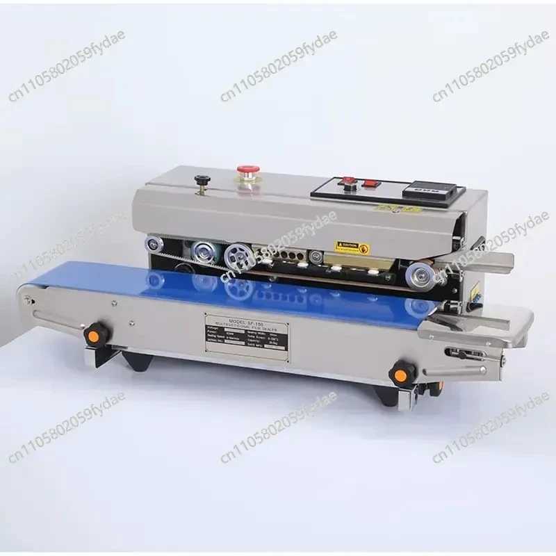 Horizontal Continuous Band Heat Sealing Machine, Borderless Plastic Bag Sealing Machine SF-150